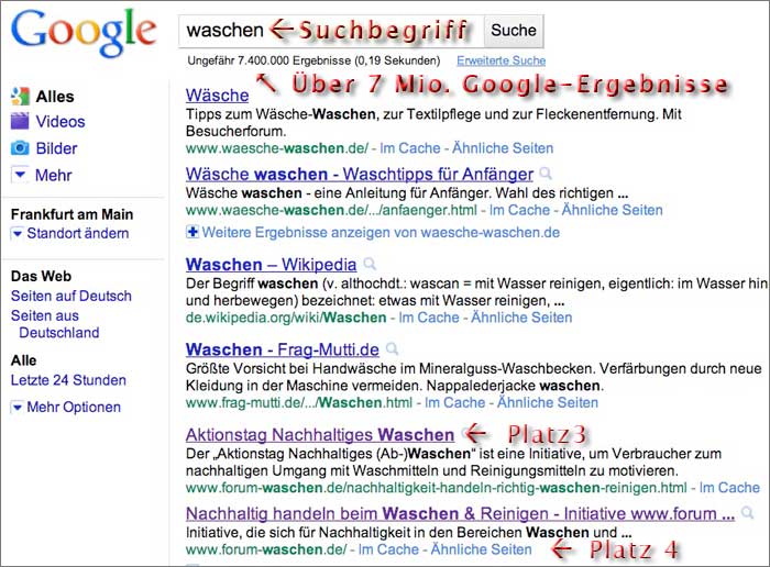 Top-10 Rankings vom Seotexter